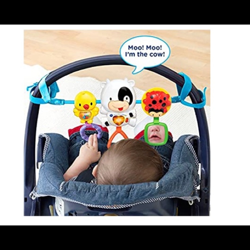 Baby V-tech on the Moo-ve Activity for Car seat